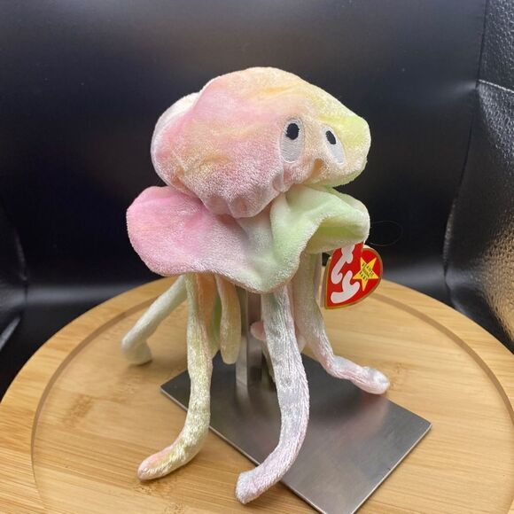 Rare/retired mint condition Ty Beanie Baby Goochy the Jellyfish - Picture 2 of 12